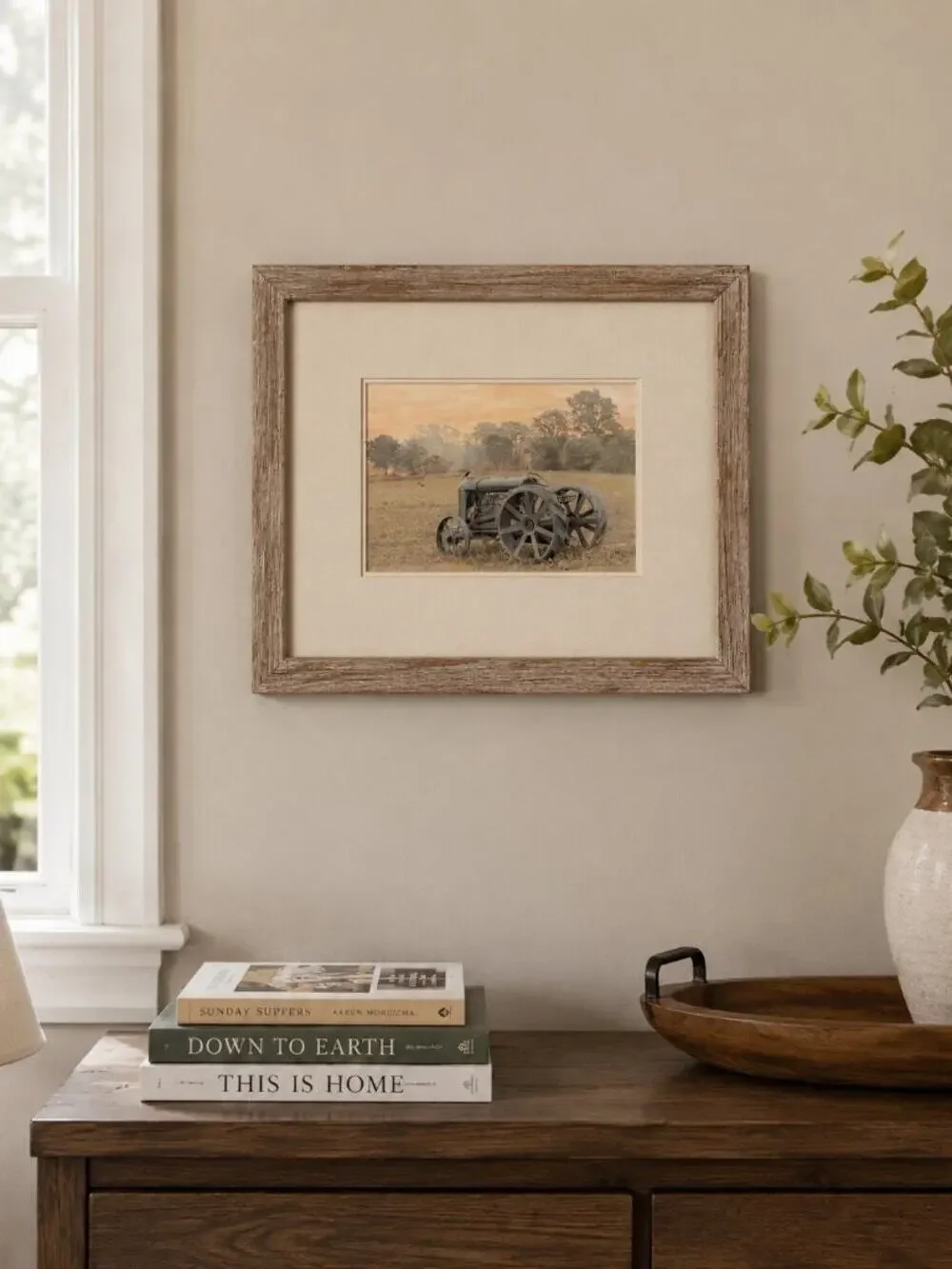 Andrea Braun Byrne Country Fields Framed Print Set Rustic Farmhouse Wall Art